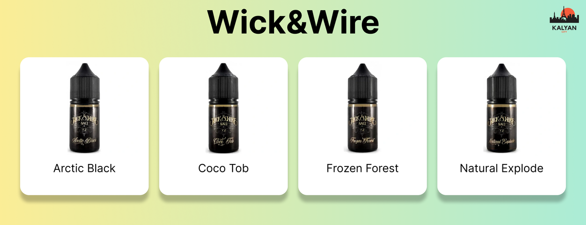 Жидкость Wick&Wire вкусы 