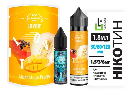 Набір для самозамісу Flavorlab Love IT 60 мл на органічному нікотині