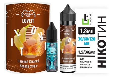 Набір для самозамісу Flavorlab Love IT 60 мл на органічному нікотині