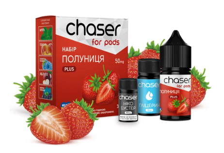 Рідина Chaser For Pods 30 мл на сольовому нікотині (Набір)