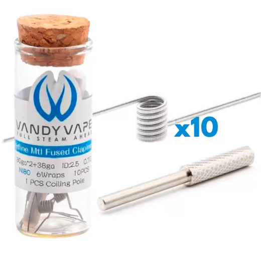 Спіраль Vandy Vape Superfine MTL Fused Clapton Coil