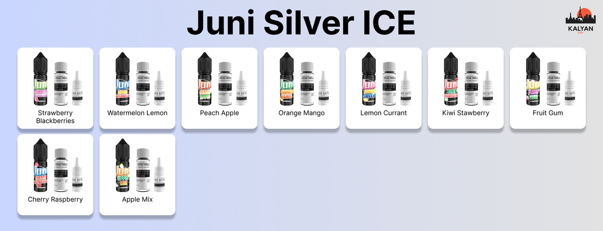 Жидкость Juni Silver ICE 15 мл