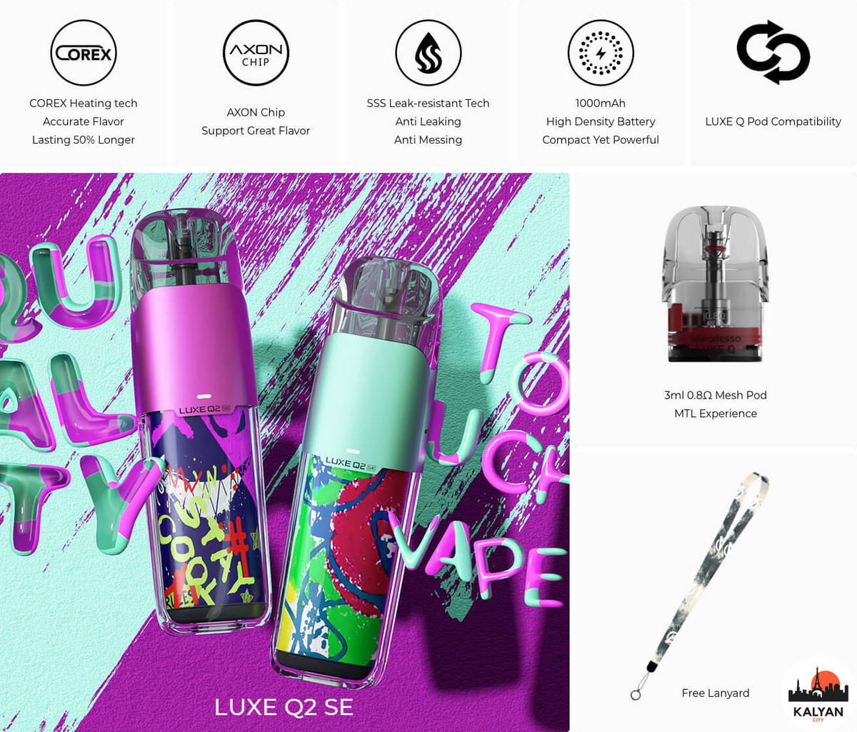 Pod-система Vaporesso Luxe Q2 Купить