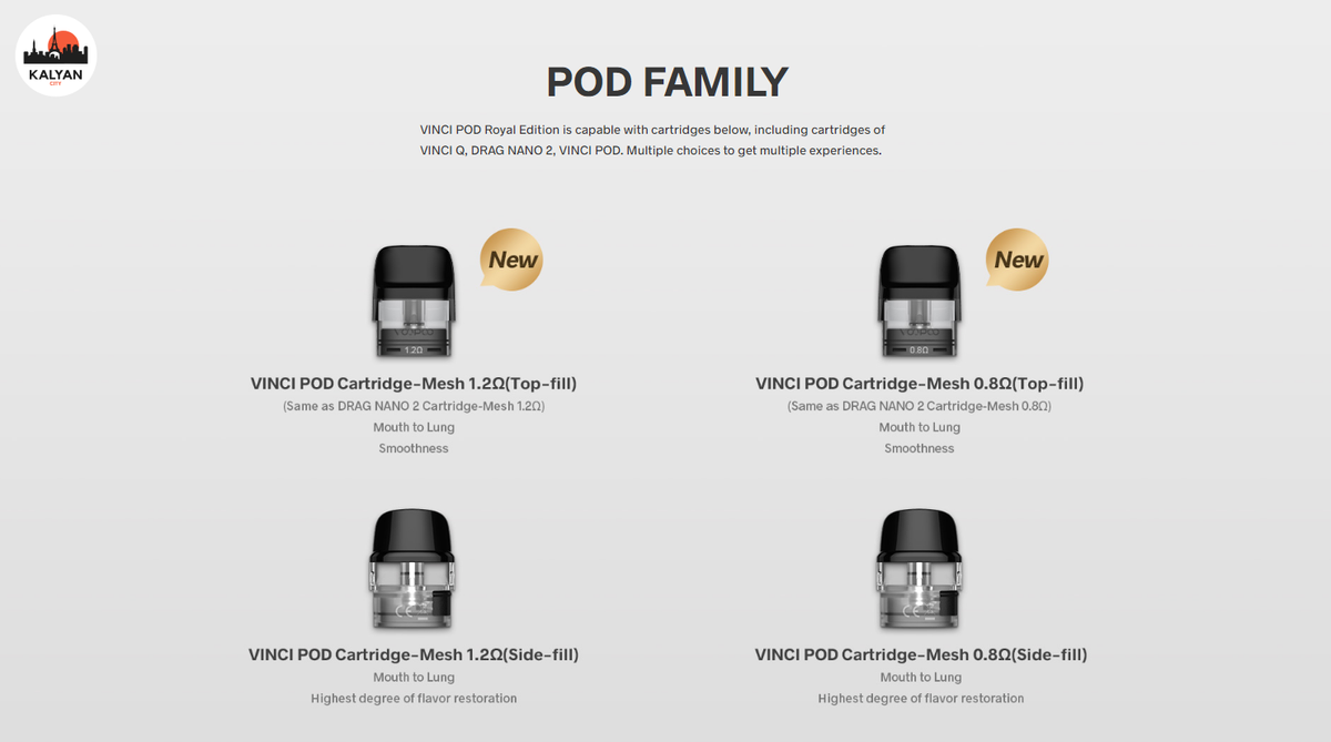 Pod-система VooPoo Vinci Royal Edition Картридж