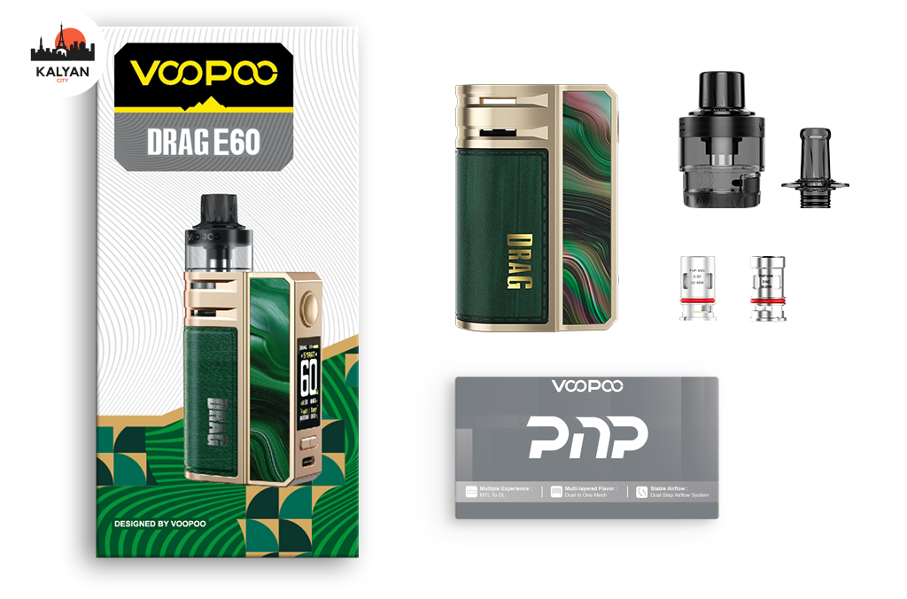 Pod-система VooPoo Drag E60 Комплектация