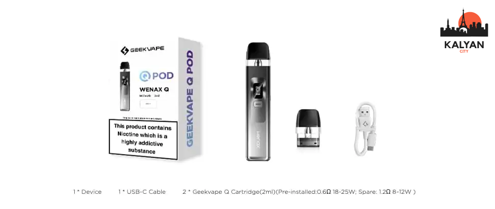 Под-система GeekVape Wenax Q Pod Kit Комплектация