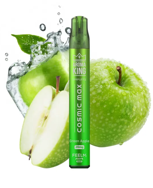 Одноразка Aroma King Cosmic Max 999 Green Apple (Зеленое Яблоко)