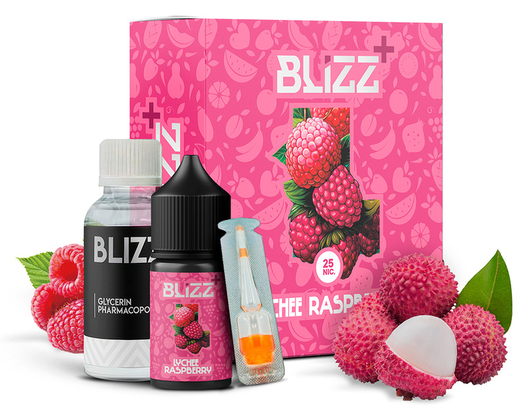 Набір Blizz Plus Lychee Raspberry (Лічі Малина) 30 мл 25 мг