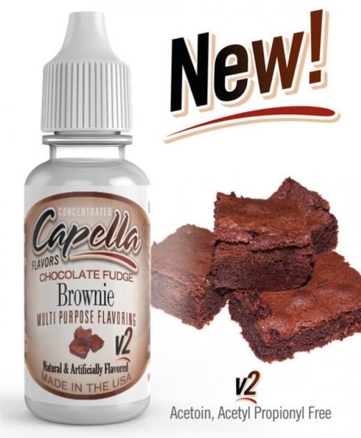 Ароматизатор Capella 10мл Chocolate Fudge Brownie (Шоколадний брауні)