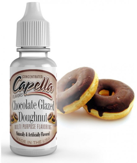 Ароматизатор Capella 10мл Chocolate Glazed Doughnut (Пончик в глазурі)