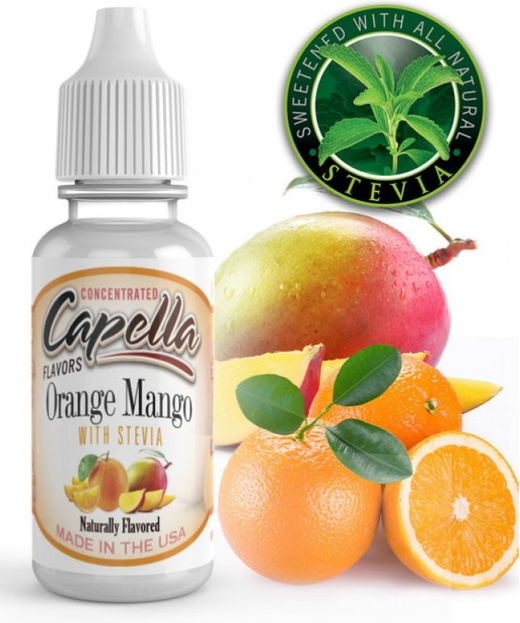 Ароматизатор Capella 10мл Orange Mango with Stevia (Апельсин Манго Сладость)