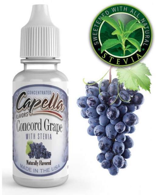 Ароматизатор Capella 5мл Concord Grape with Stevia (Солодкий виноград Конкорд)