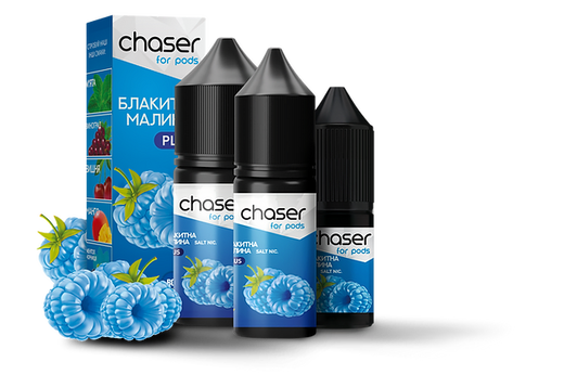 Рідина Chaser 10 мл 50 мг зі смаком Блакитної Малини Лід (Blue Raspberry Ice)