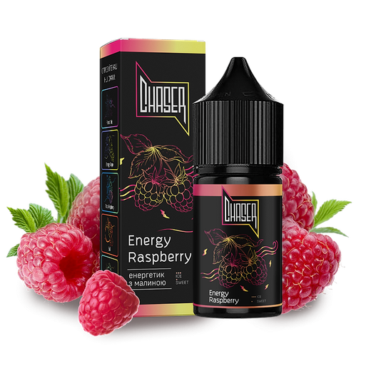 Рідина Chaser Black Salt 15 мл 50 мг зі смаком Енергетика і Малини (Energy Raspberry)