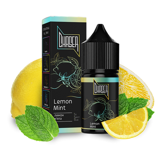 Жидкость Chaser Black Salt 15 мл 30 мг со вкусом Лимона и Мяты (Lemon Mint)