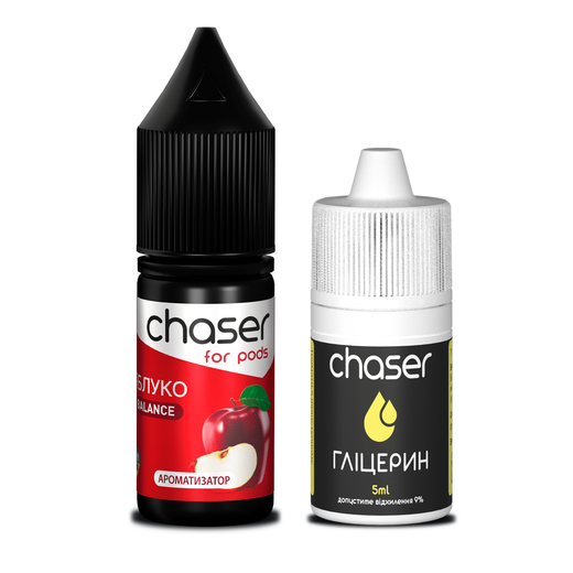 Набор Chaser For Pods без никотина Apple (Яблуко) 10мл