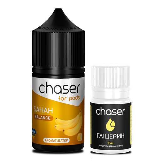 Набір Chaser For Pods без нікотину Banana (Банан) 30мл