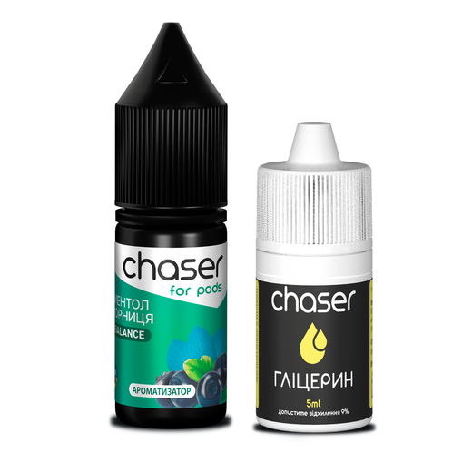 Набір Chaser For Pods без нікотину Blueberry Mint (Чорниця М'ята) 10мл