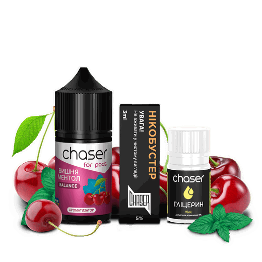 Набір Chaser For Pods Cherry Mint (Вишня М'ятна) 30мл