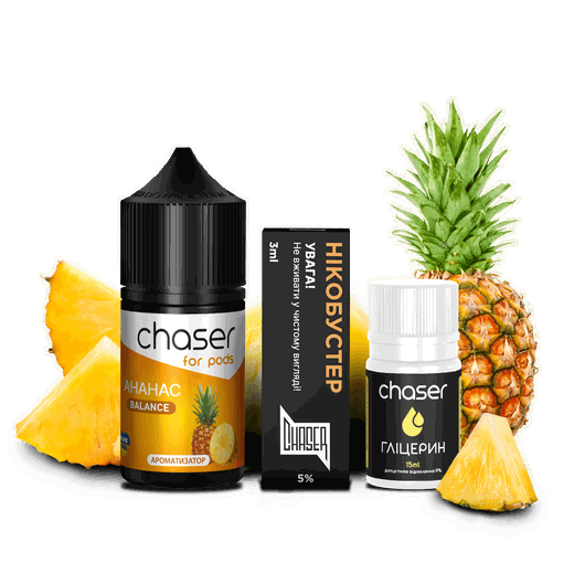 Набір Chaser For Pods Pineapple (Ананас) 30мл