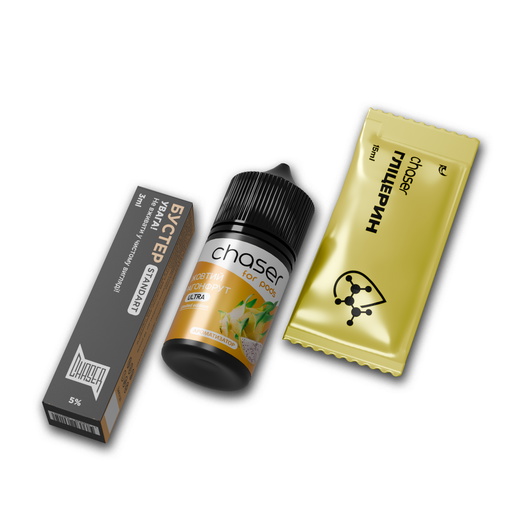 Набір сольової рідини Chaser For Pods Yellow Dragonfruit (Жовтий драгонфрут) 30 мл 50 мг