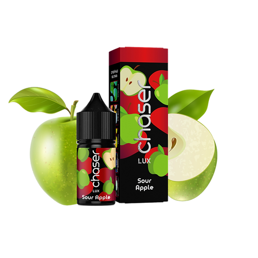 Жидкость Chaser Lux 11 мл 30 мг со вкусом Кислого Яблока (Sour Apple)