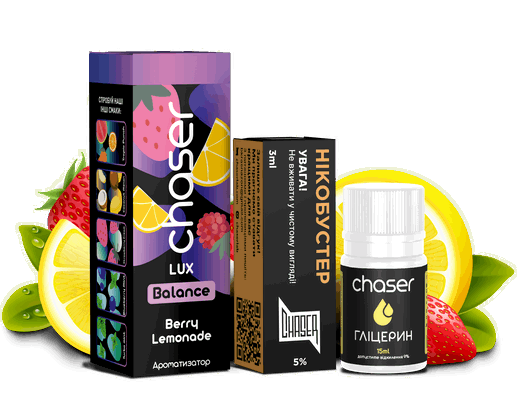 Набор Chaser Lux Berry Lemonade (Ягодный Лимонад) 30мл