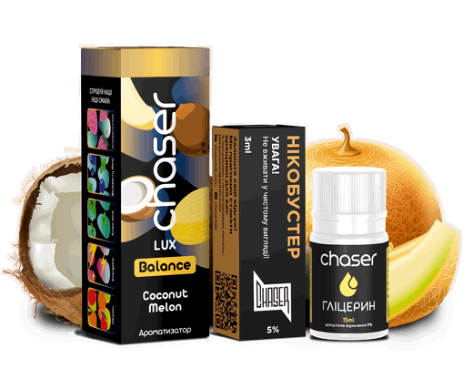 Набор Chaser Lux Coconut Melon (Кокос Дыня) 30мл