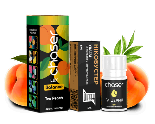 Набор Chaser Lux Tea Peach (Чай Персик) 30мл