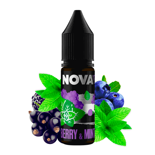 Рідина Chaser Nova Salt 30 мл 50 мг зі смаком Ягоди та М'яти (Berry Mint)