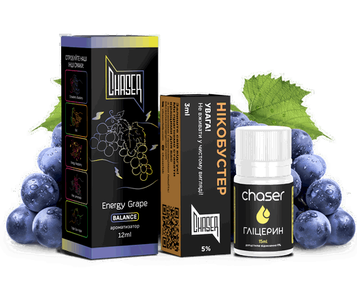 Набор Chaser Black Energy Grape (Энергетик Виноград) 30мл