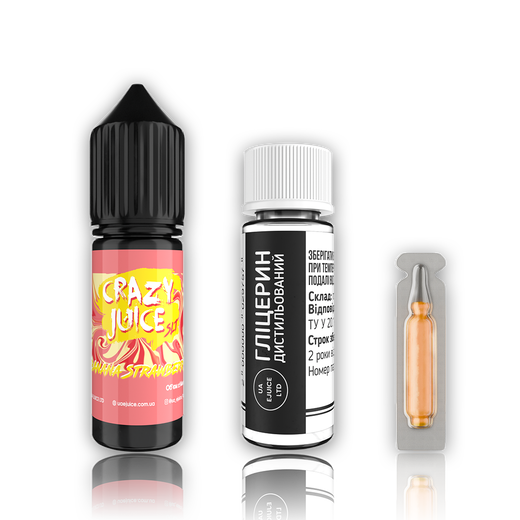 Набор Crazy Juice Banana Strawberry (Банан Клубника) 15мл 65мг
