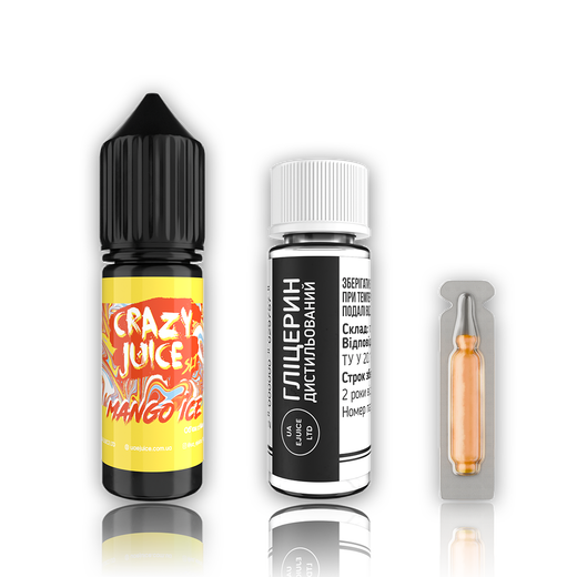 Набор Crazy Juice Mango Ice (Манго Лед) 15мл 65мг