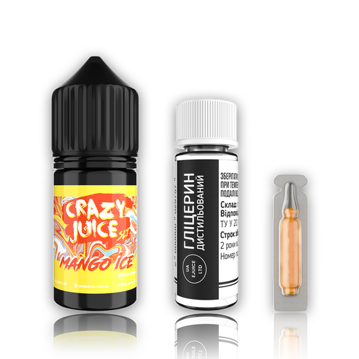Набір Crazy Juice Mango Ice (Манго Лід) 30мл 50мг