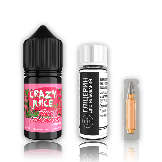 Набор Crazy Juice Pink Lemonade (Розовый Лимонад) 30мл 50мг