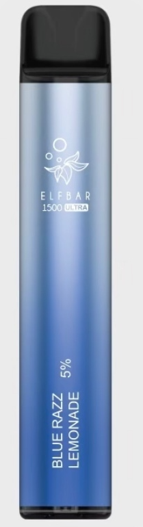 Одноразка Elf Bar 1500 Ultra Blue Razz Lemonade (Чорниця Лимонад)