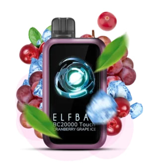 Одноразка Elf Bar BC20000 Touch Cranberry Grape Ice (Клюква Виноград Лед)