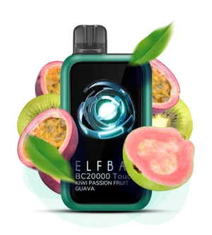 Одноразка Elf Bar BC20000 Touch Kiwi Passion Fruit Guava (Ківі Маракуя Гуава)