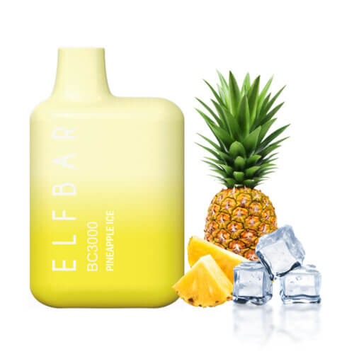 Elf Bar BC3000 Pineapple Ice (Стиглый ананас с кубиками льда)