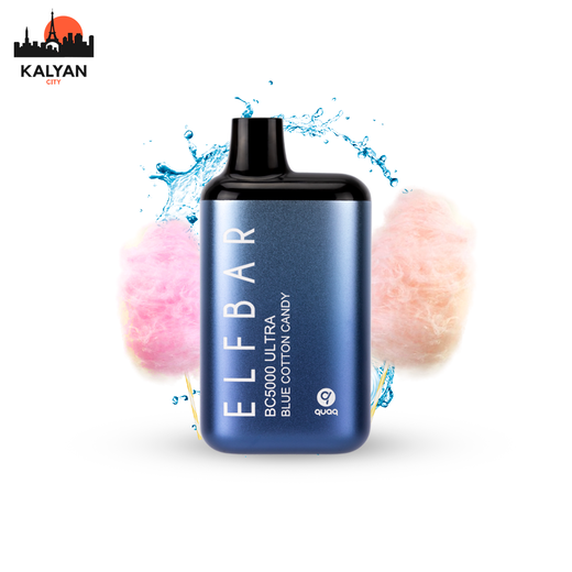 Elf Bar BC5000 Ultra Blue Cotton Candy (Синяя Сахарная Вата)