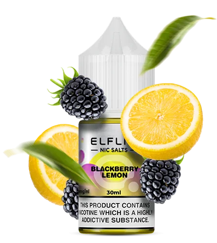 Солевая жидкость Elf Bar Elf Liq 30 мл 50 мг Blackberry Lemon (Ежевика Лимон)