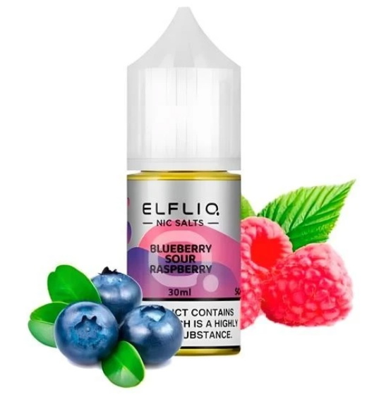 Рідина Elf Bar Elf Liq 30 мл 50 мг Blueberry Raspberry Pomegranate (Лохина Малина Гранат)