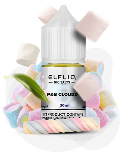 Солевая жидкость Elf Bar Elf Liq 30 мл 50 мг P&B Cloudd (Маршмеллоу)