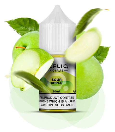 Сольова рідина Elf Bar Elf Liq 30 мл 50 мг Sour Apple (Кисле Яблуко)