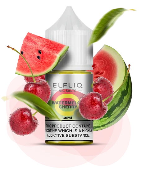 Солевая жидкость Elf Bar Elf Liq 30 мл 50 мг Watermelon Cherry (Арбуз Вишня)
