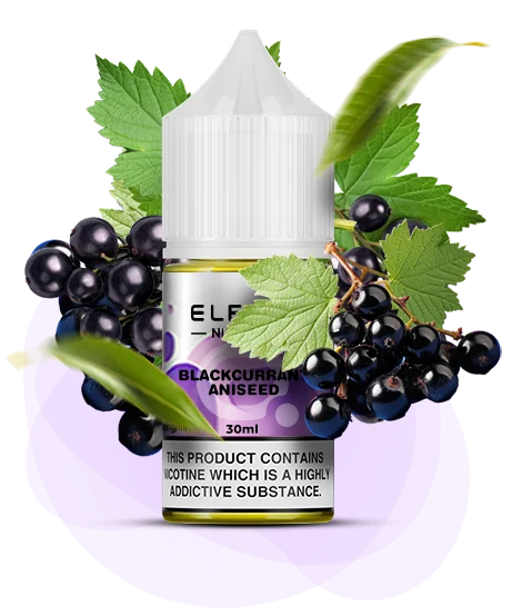 Солевая жидкость Elf Bar Elf Liq 30 мл 50 мг Blackcurrant Aniseed (Черная Смородина Анис)