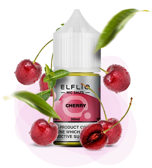 Солевая жидкость Elf Bar Elf Liq 30 мл 50 мг Cherry (Вишня)
