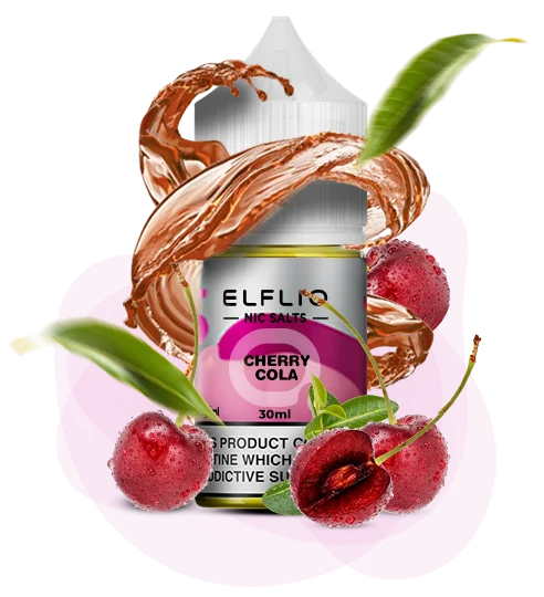 Солевая жидкость Elf Bar Elf Liq 30 мл 50 мг Cherry Cola (Вишня Кола)