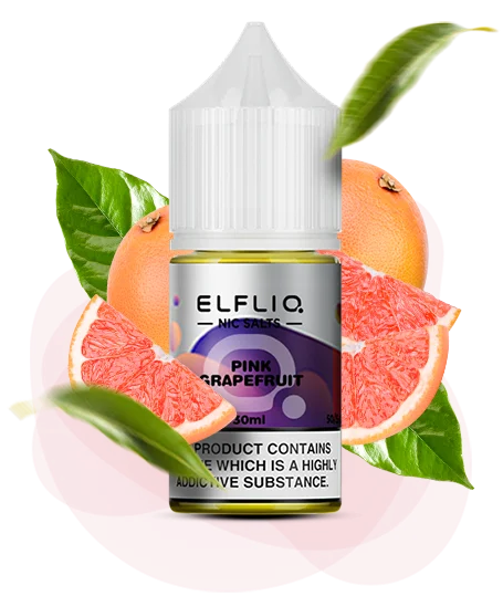 Солевая жидкость Elf Bar Elf Liq 30 мл 50 мг Pink Grapefruit (Розовый Грейпфрут)