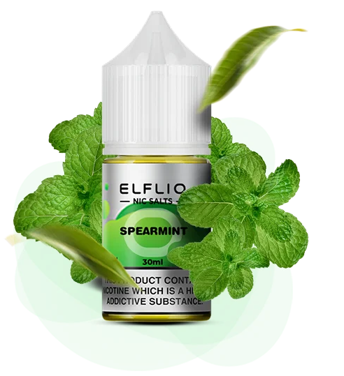Солевая жидкость Elf Bar Elf Liq 30 мл 50 мг Spearmint (Мята)